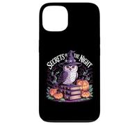 Secrets of The Night Sorcière Chouette Citrouille Halloween Gothique Coque pour iPhone 13