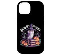 Secrets of The Night Sorcière Chouette Citrouille Halloween Gothique Coque pour iPhone 14