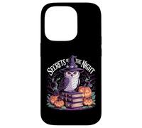 Secrets of The Night Sorcière Chouette Citrouille Halloween Gothique Coque pour iPhone 14 Pro