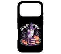 Secrets of The Night Sorcière Chouette Citrouille Halloween Gothique Coque pour iPhone 17 Pro