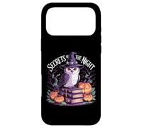 Secrets of The Night Sorcière Chouette Citrouille Halloween Gothique Coque pour iPhone 17 Pro Max