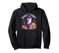 Secrets of The Night Sorcière Chouette Citrouille Halloween Gothique Sweat à Capuche