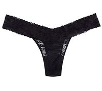 Secrets Vibrating Panties String de dentelle Noir Taille Unique