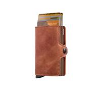 Secrid C'est un portefeuille compact avec deux Cardprotector qui doublent la capacité. Doté d'une fermeture robuste et d'un revêtement extérieur durable en cuir. Capacité : 8 cartes en détectant ou 12