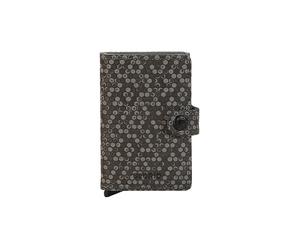 SECRID Geldbörse - Miniwallet Hexagon grey gris