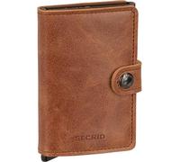 Secrid Le MiniWallet a une taille compacte, mais une grande capacité. Le revêtement en cuir vintage extérieur peut contenir des billets, des reçus et des carreaux, tandis que dans le Cardprotector in
