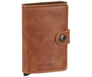 Secrid Le MiniWallet a une taille compacte, mais une grande capacité. Le revêtement en cuir vintage extérieur peut contenir des billets, des reçus et des carreaux, tandis que dans le Cardprotector in