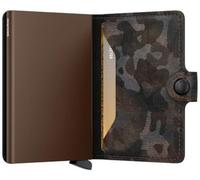 Secrid Le MiniWallet a une taille compacte, mais une grande capacité. Marqueur de camouflage multicolore remarquable, fabriqué en cuir de vachette européen de haute qualité. Peut contenir des billets