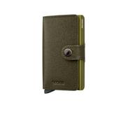 Secrid Miniwallet Crisple Porte-cartes de crédit Porte-monnaie RFID Cuir 6,5 cm kelp (TAS044375)
