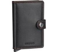 Secrid Mini Portefeuille pour Homme - Accessoire de Voyage - Porte-Cartes au Format enveloppe, Noir/Marron, 10,2 x 6,5 x 2,1 cm, Classique