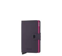 Secrid Mini Portefeuille Unisexe - Accessoire de Voyage - Porte-Cartes au Format enveloppe, Violet foncé/Fuchsia, 10,2 x 6,5 x 2,1 cm, Classique