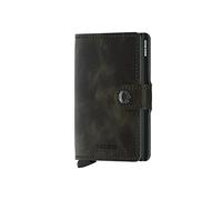 Secrid Porte-cartes Miniwallet Vintage en cuir noir