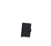 Porte-cartes - SECRID - Miniwallet Matte - Noir Bleu - Aluminium - Cuir - 10.2*6.5*2 cm