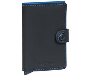 Secrid Miniwallet - Accessoires de Voyage - Pochette pour Carte de crédit, Noir et Bleu., Taglia Unica, Moderne