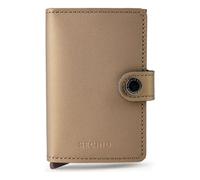 Secrid Miniwallet Étui pour cartes de crédit Protection RFID Cuir 10 cm couleur bronze