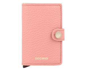 Secrid Miniwallet Étui pour cartes de crédit Protection RFID Cuir 6.5 cm rose