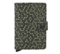 Secrid Miniwallet Étui pour cartes de crédit Protection RFID Cuir véritable 6.5 cm olive