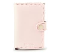 Secrid Miniwallet Étui pour cartes de crédit Protection RFID Cuir véritable 6.5 cm rose