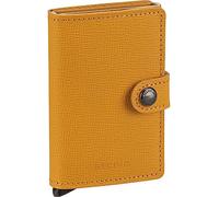 Secrid Miniwallet Crisple Porte-cartes de crédit Porte-monnaie RFID Cuir 6,5 cm jaune