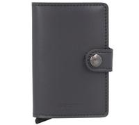 Secrid Miniwallet Original Porte-cartes de crédit Porte-monnaie RFID Cuir 6,5 cm gris