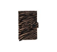 Secrid Miniwallet Zebra Leather Wallet Marron Homme,Femme