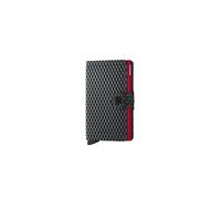 Secrid Miniwallet Porte-cartes de crédit RFID Cuir 6 cm black-red (MCu-Black-Red)