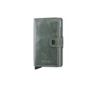 Secrid Portefeuille Miniwallet Vintage en cuir Vert