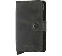 Secrid Miniwallet Vintage Porte-cartes de crédit Porte-monnaie RFID Cuir 6,5 cm olive