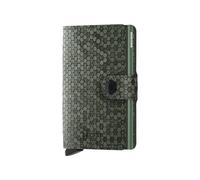 Secrid Portefeuille en cuir, dispose d'un design compact et spacieux, le mécanisme breveté vous permet de retirer les cartes avec un simple mouvement, fermeture latérale avec bouton, profil en c,