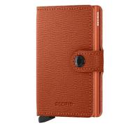 Secrid Porte-cartes Miniwallet Crisple Aluminium Cuir Orange 10.2x6.5x2 cm