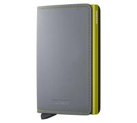 SECRID Portefeuille - Slimwallet gris mat & lime gris