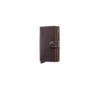 Secrid Portefeuille Miniwallet Original en cuir Marron