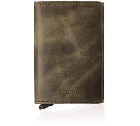Secrid Slimwallet Étui pour cartes de crédit Protection RFID Cuir 6.5 cm olive