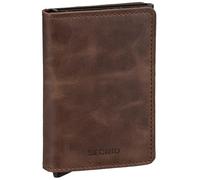 Secrid Slimwallet Étui pour cartes de crédit Protection RFID Cuir 6.5 cm brun