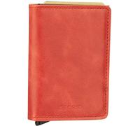 Secrid Portefeuille fin et vintage unisexe - Accessoire de voyage - Porte-cartes au format enveloppe, Orange, taille unique