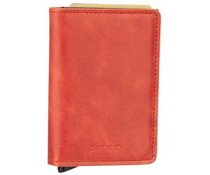 Secrid Portefeuille Fin et Vintage Unisexe - Accessoire de Voyage - Porte-Cartes au Format enveloppe, Orange/Soir en Zigzag (Chevron Sunset), Taille Unique, Portefeuille Fin