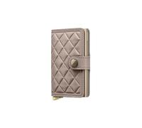 Secrid Miniwallet Emboss Diamond Leather Wallet Gris