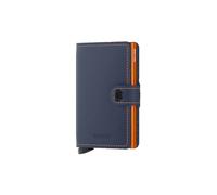 SECRID Portefeuille - Miniwallet Mat bleu nuit & orange bleu marine