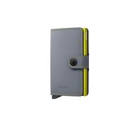 SECRID Portefeuille - Miniwallet Mat gris & lime gris
