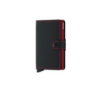 SECRID Portefeuille - Miniwallet Mat noir & rouge noir