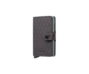 SECRID Portefeuille - Miniwallet Optical gris jaune gris