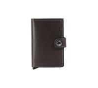 Secrid Portefeuille Miniwallet Original en cuir Marron