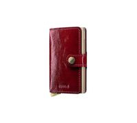 SECRID Portefeuille - Miniwallet Premium Naplak rouge rouge foncé