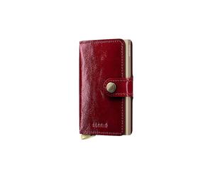 SECRID Portefeuille - Miniwallet Premium Naplak rouge rouge foncé