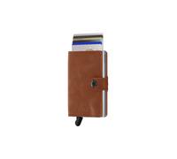 SECRID Portefeuille - Miniwallet Vintage Mini Cognac Argent marron