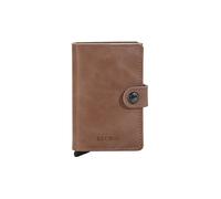 Secrid Miniwallet Vintage Porte-cartes de crédit Porte-monnaie RFID Cuir 6,5 cm gris