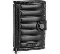 Secrid Portefeuille Premium Miniwallet Emboss Lines, Noir , taille unique
