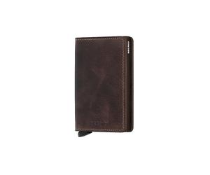 SECRID Portefeuille SLIMWALLAT VINTAGE Sv Chocolate marron