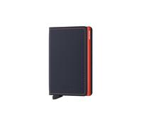 SECRID Portefeuille - Slimwallet mat bleu nuit-orange bleu marine