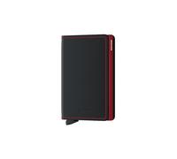 SECRID Portefeuille - Slimwallet Noir mat & rouge noir